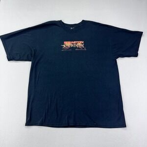 VTG Easton BUCK vs BUCK‎ T-Shirt Mens 2XL Black Bowhunting Heavyweight Champion